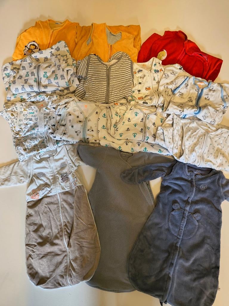14 slaapzakken baby's verschillende maten, Enlèvement ou Envoi, Utilisé, Sac de couchage
