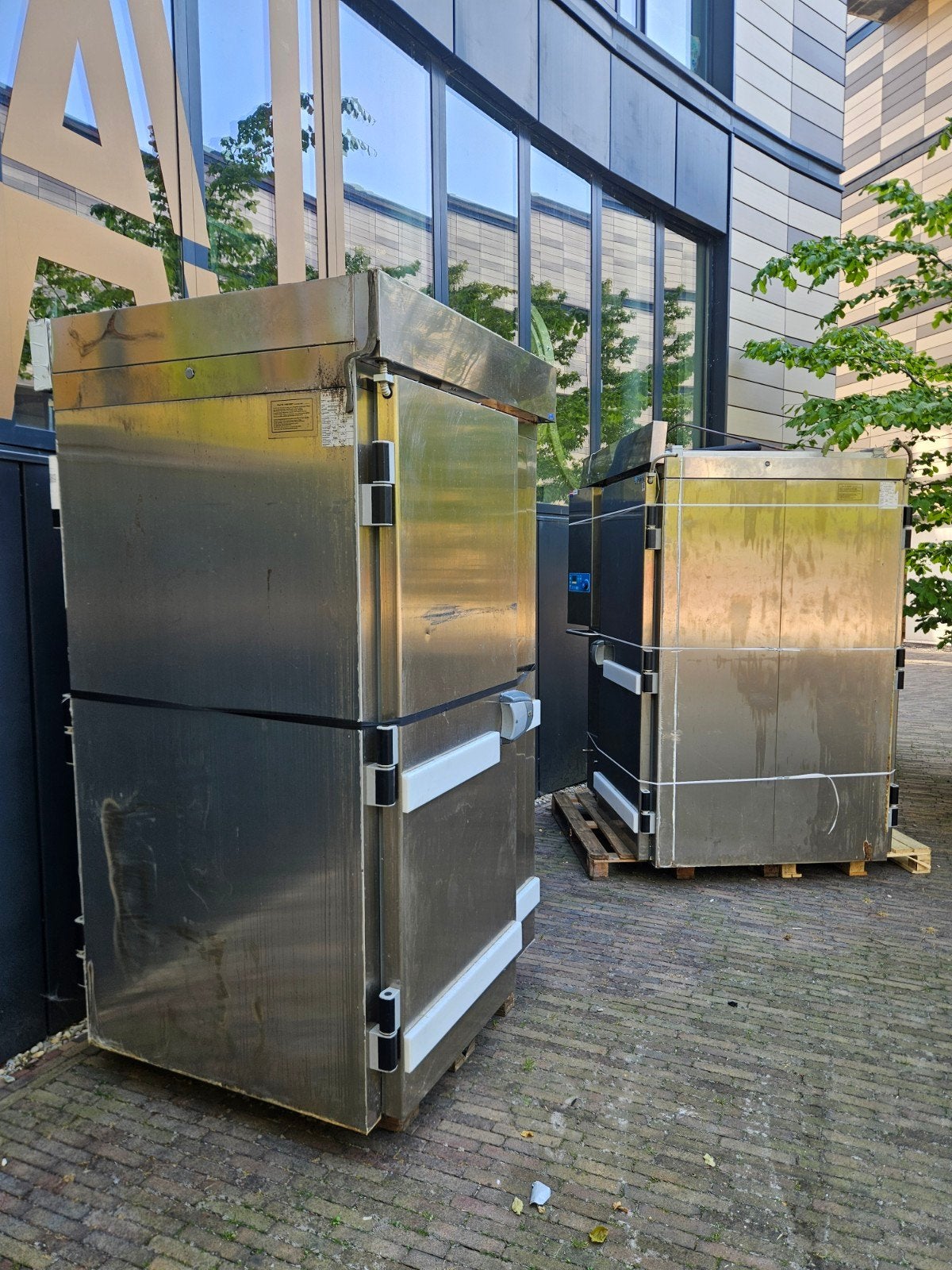 Blastchiller dubbeldeurs 2 stuks, Ophalen