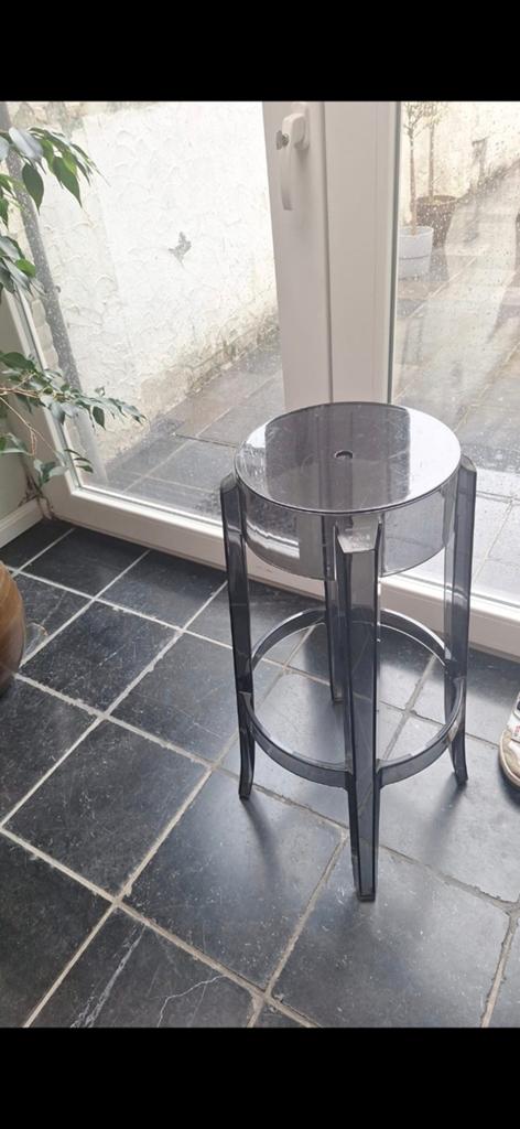 Van Phillipe Starck, Charles Ghost stoelen voor Kartell 2x, Ophalen, Kunststof