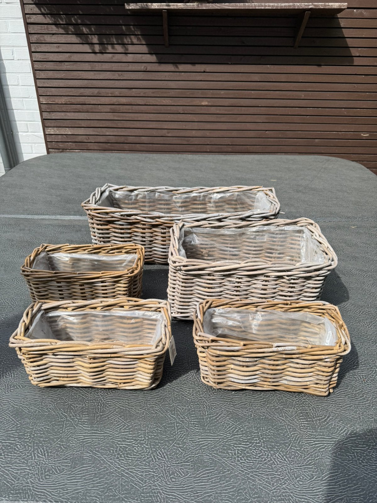 Set manden voor planten/bloemen, Tuin en Terras, Ophalen, Zo goed als nieuw