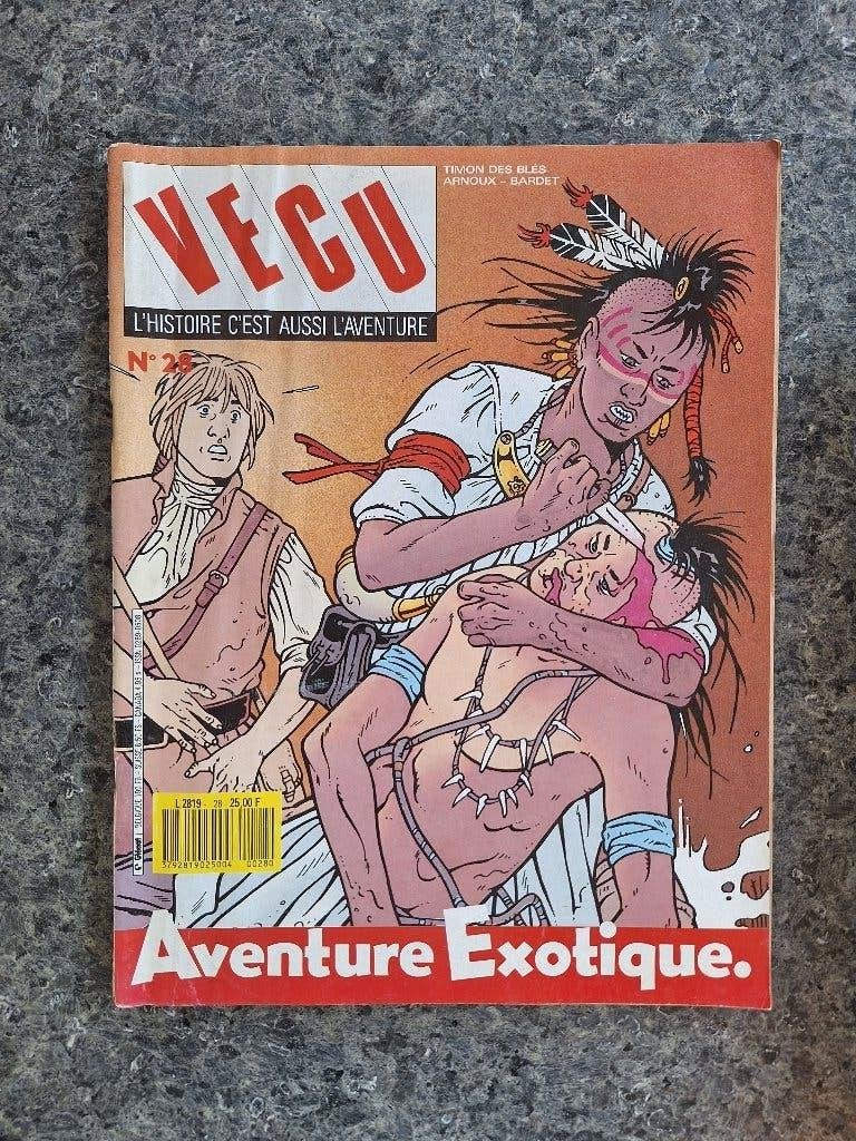 Arnoux Hermann Glenat - Vecu 28 (1987), Boeken, Gelezen, Eén stripboek, Hermann, Ophalen of Verzenden
