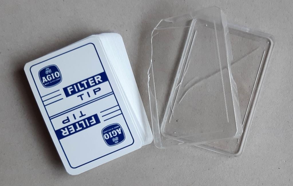 SPEELKAARTEN AGIO SIGAREN FILTER TIP RECLAME TABAK TABAC., Verzamelen, Ophalen of Verzenden, Speelkaart(en)