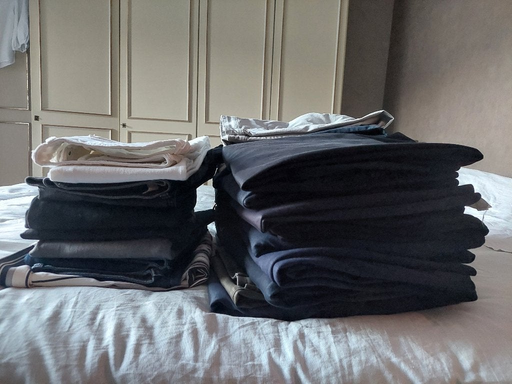 Pakket damesbroeken, Kleding | Dames, Ophalen, Zo goed als nieuw, Maat 38/40 (M)