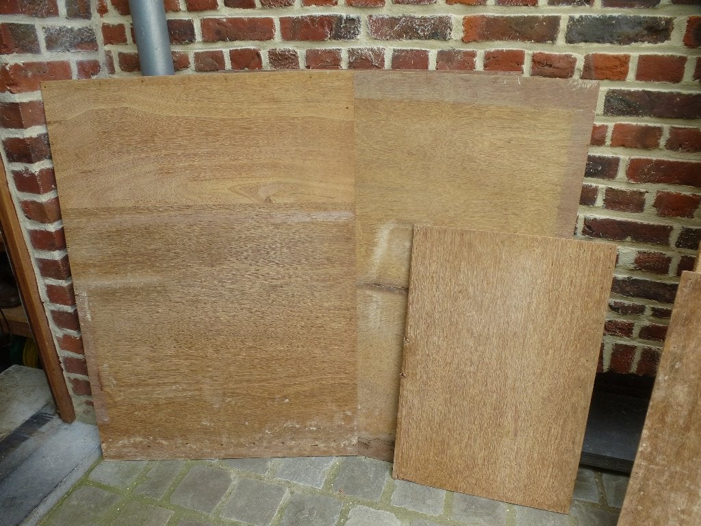 4 x multiplex, Bricolage & Construction, Plaques & Panneaux, Enlèvement, Utilisé, Autres matériaux, Moins de 20 mm