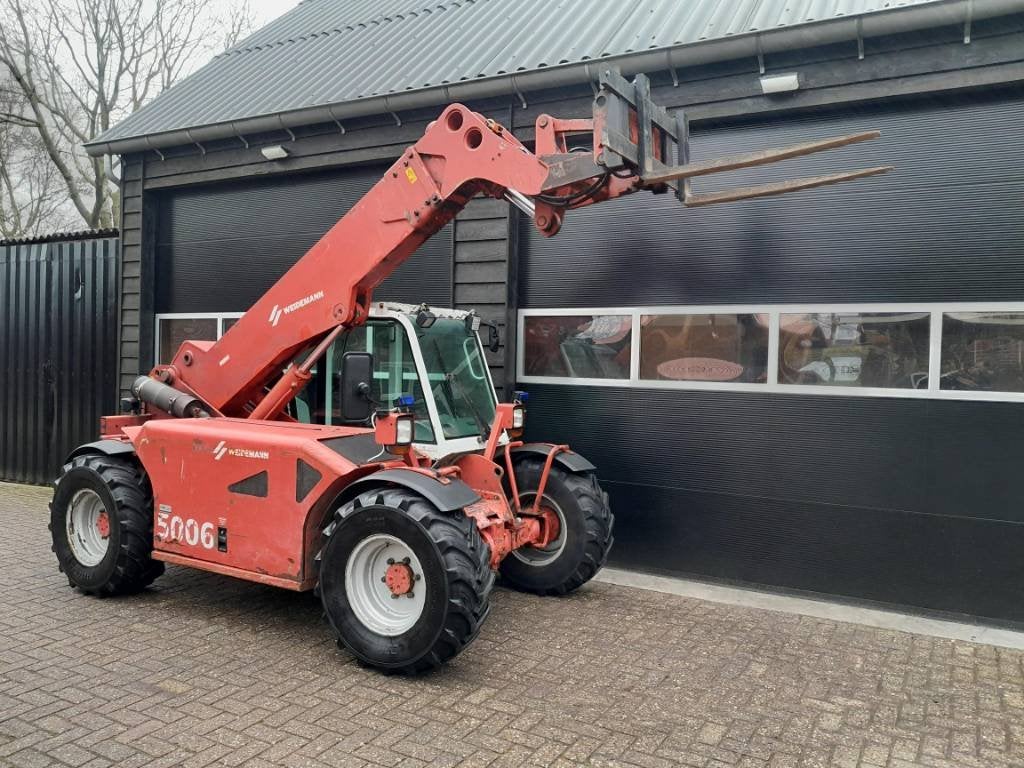 Weidemann 5006 Verreiker Lader -Bak - Vorken 30Km/h - NL ken, Articles professionnels, Chariot télescopique