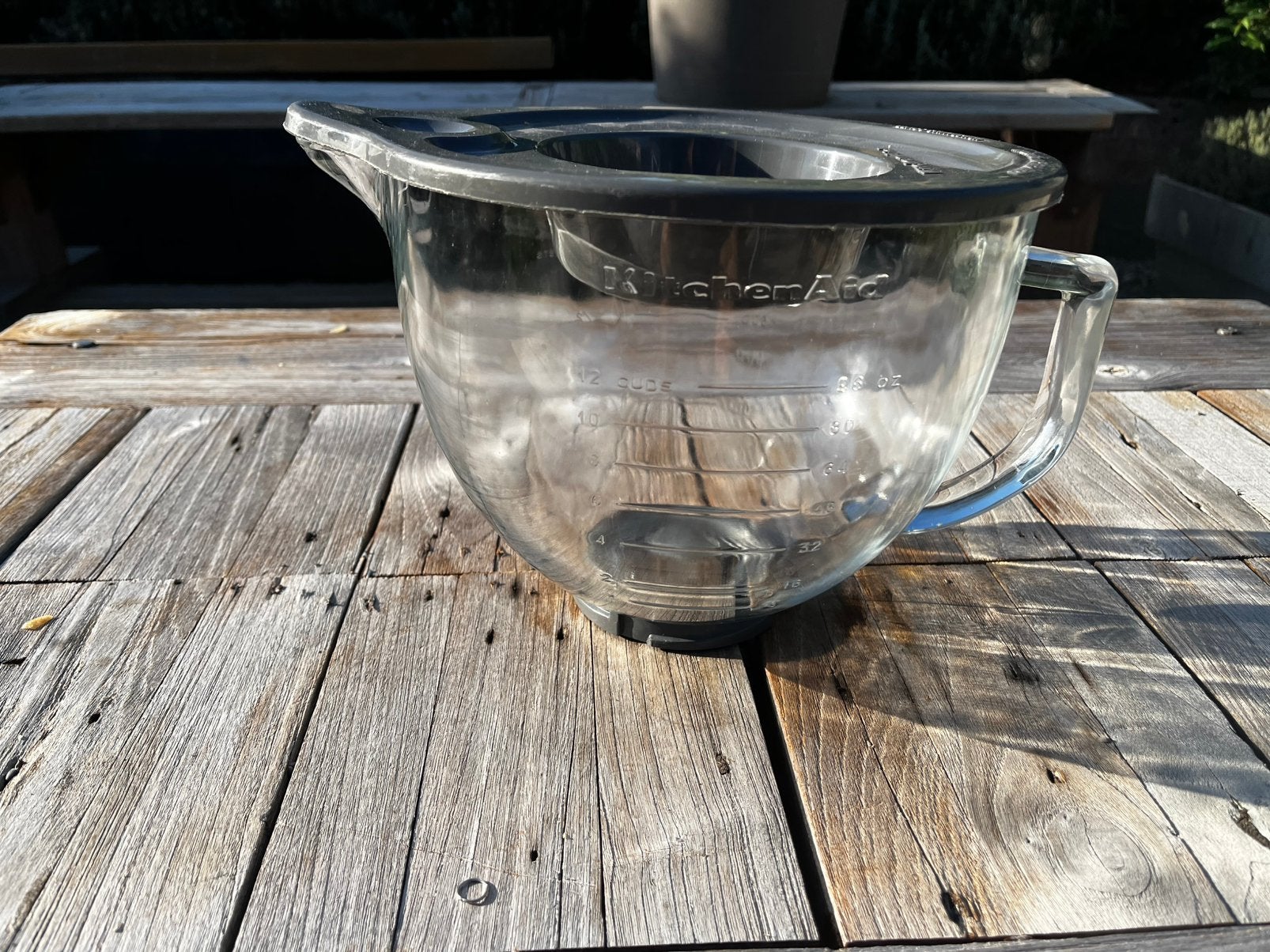KitchenAid transparante mengkom / maatkom met handvat, Jardin & Terrasse, Vases de jardin, Enlèvement, Comme neuf