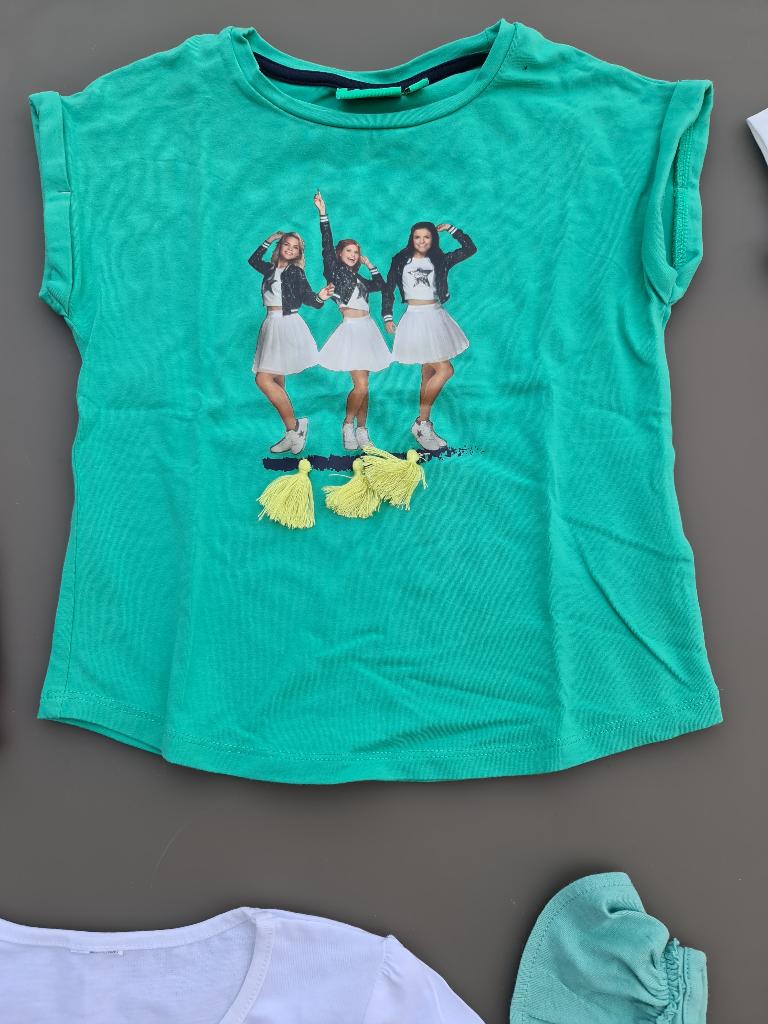 groene t-shirt k3 meisjes, K3, 116, Kinderen en Baby's, Kinderkleding | Maat 116, Ophalen, Zo goed als nieuw
