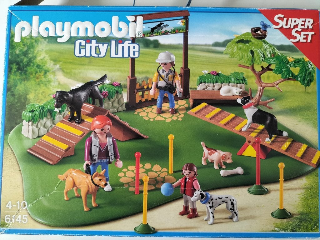 Playmobil City Life Hondenschool 6145, Utilisé, City life, Kit complet, Enlèvement