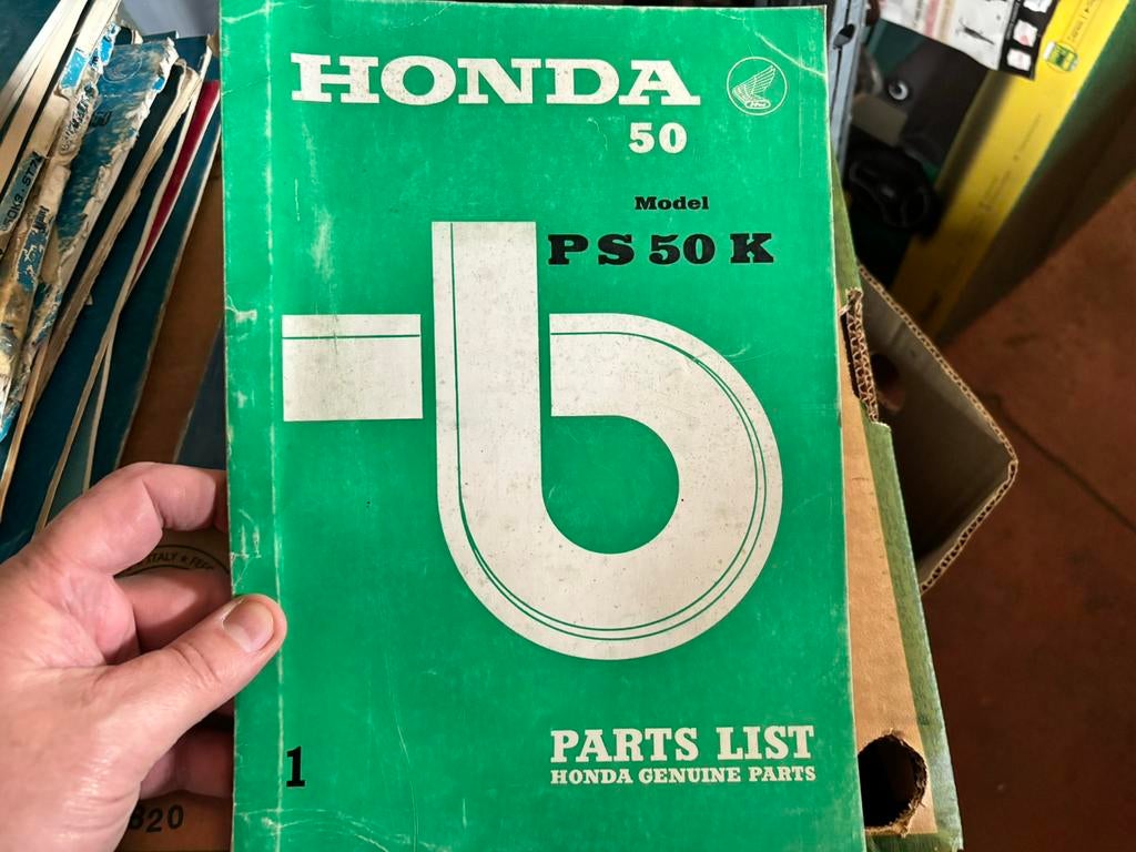 Honda PS50 K 1970 Manuel de pièces, Enlèvement ou Envoi, Honda