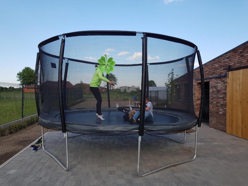Prof. Trampoline, Ophalen, Gebruikt