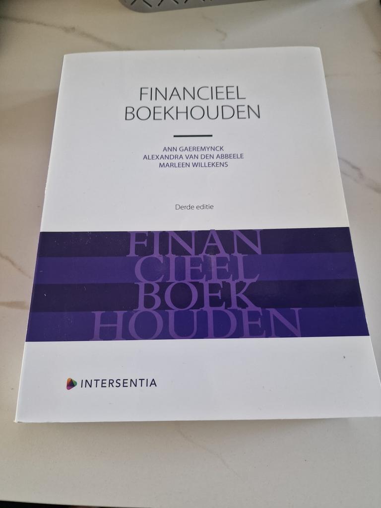 Financieel boekhouden 3e editie – KU Leuven, Boeken, Ophalen, Zo goed als nieuw