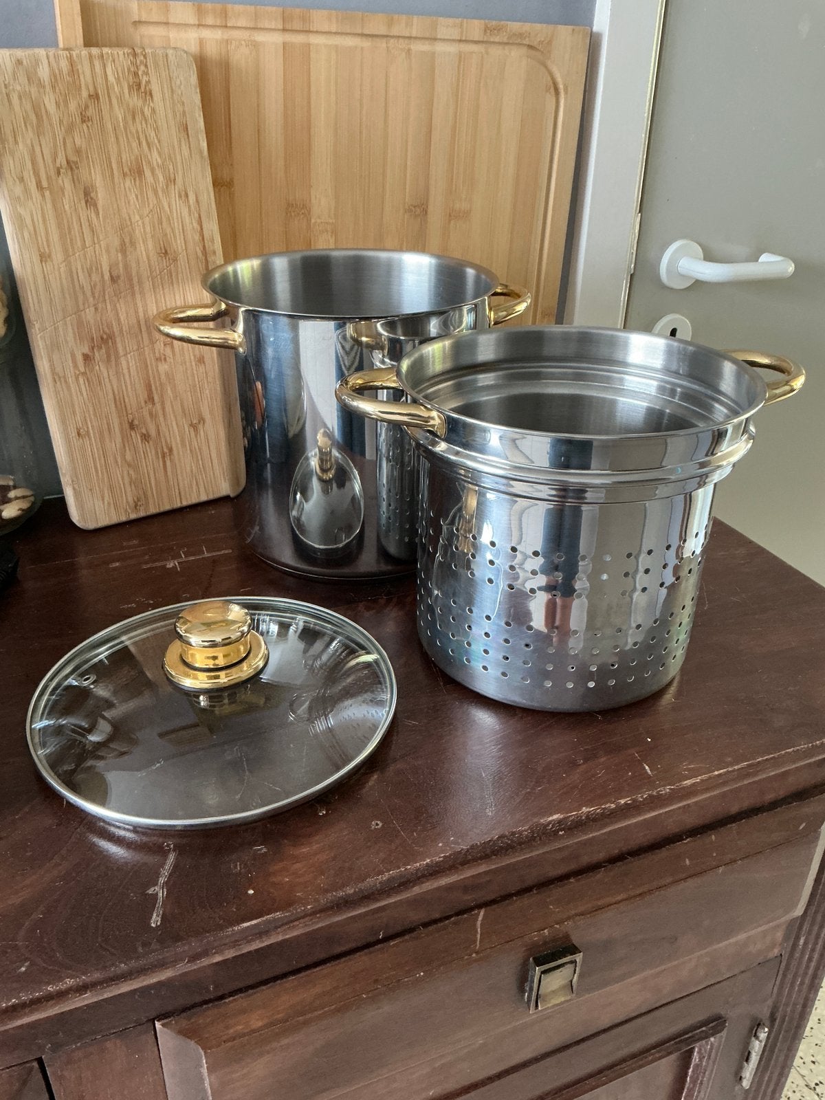 Moule à pâtes exclusif Nameta., Inox, Enlèvement ou Envoi, Système de versement, Comme neuf