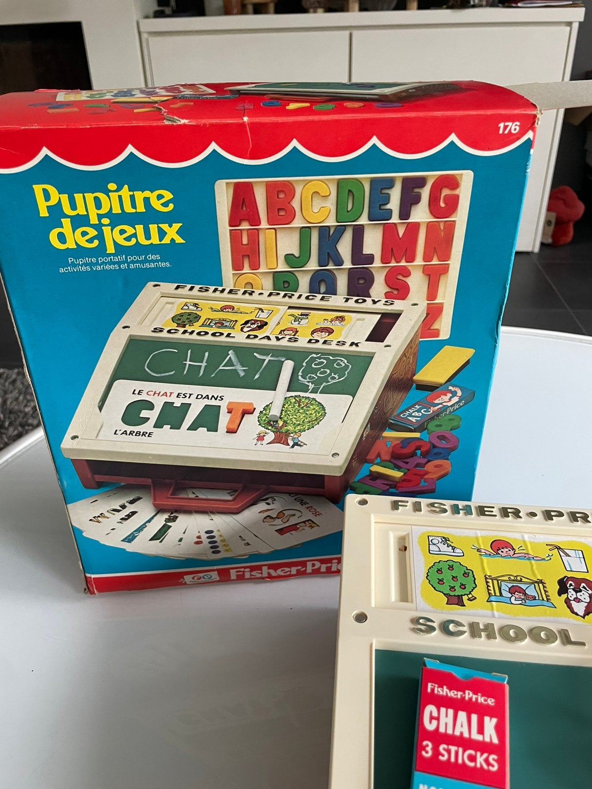 Vintage Fischer price lessenaar, Ophalen of Verzenden, Zo goed als nieuw