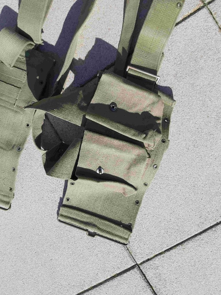 Leger België Belgique Armée Gordel Munitie MG Geweer Soldaat, Verzamelen, Militaria | Algemeen, Verzenden, Landmacht, Kleding of Schoenen
