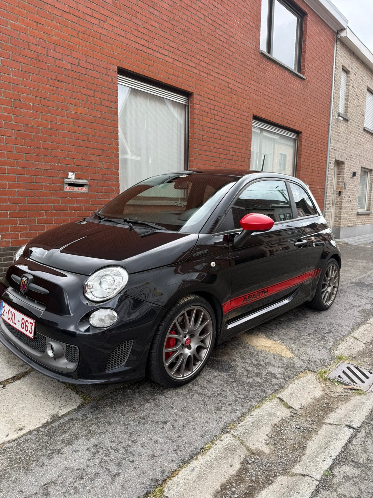Abart 595 Competizione, Auto's, Fiat, 4 zetels, Euro 6, Leder en Stof, Zwart