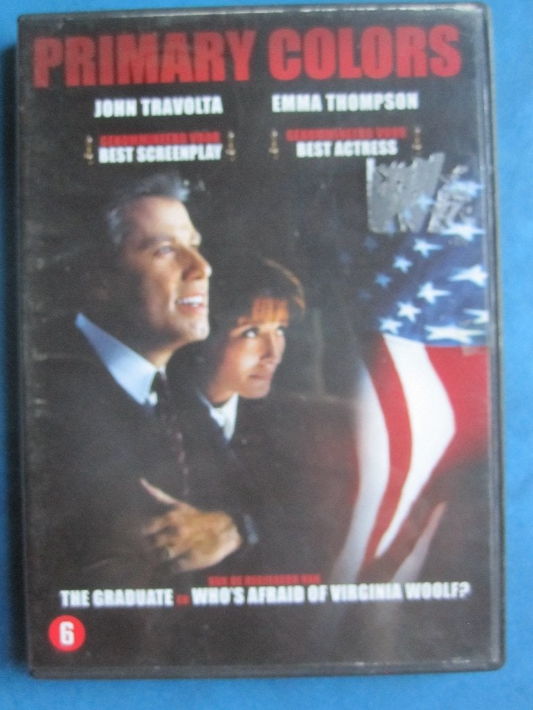 Couleurs primaires (1997), CD & DVD, DVD | Drame, À partir de 6 ans, Enlèvement ou Envoi, Anglais, Autres genres