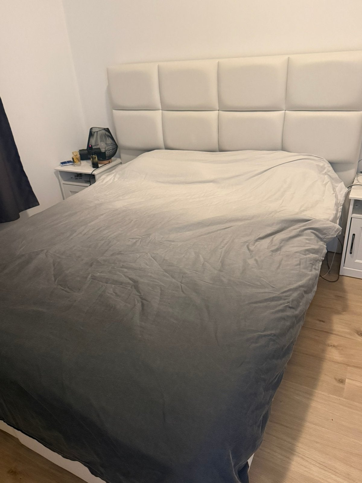 Bed wit, Ophalen, Zo goed als nieuw, Wit, 160 cm