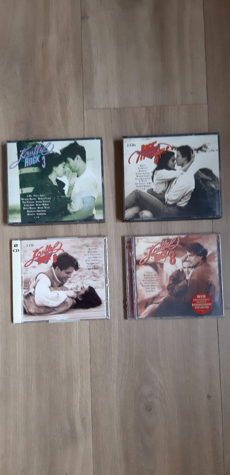 4 cd Cuddle Rock 3 + 5 + 6 + 8, choisissez 2 euros, Enlèvement ou Envoi, Utilisé