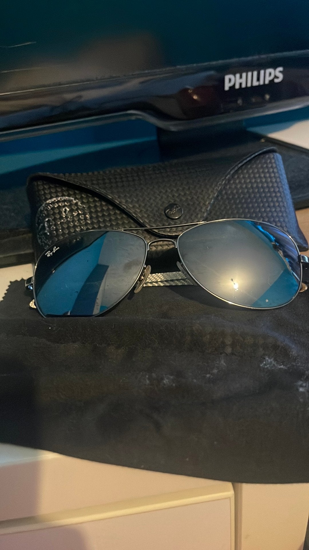 Ray ban zonnenbril, Handtassen en Accessoires, Zonnebrillen en Brillen | Heren, Ophalen, Zonnebril, Zo goed als nieuw, Ray-Ban