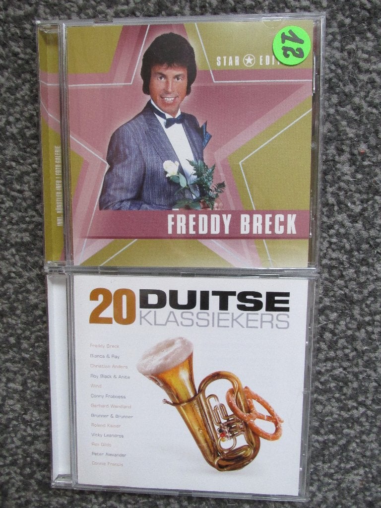 2 CD's Duitse muziek, CD & DVD, Enlèvement, Comme neuf, Schlager