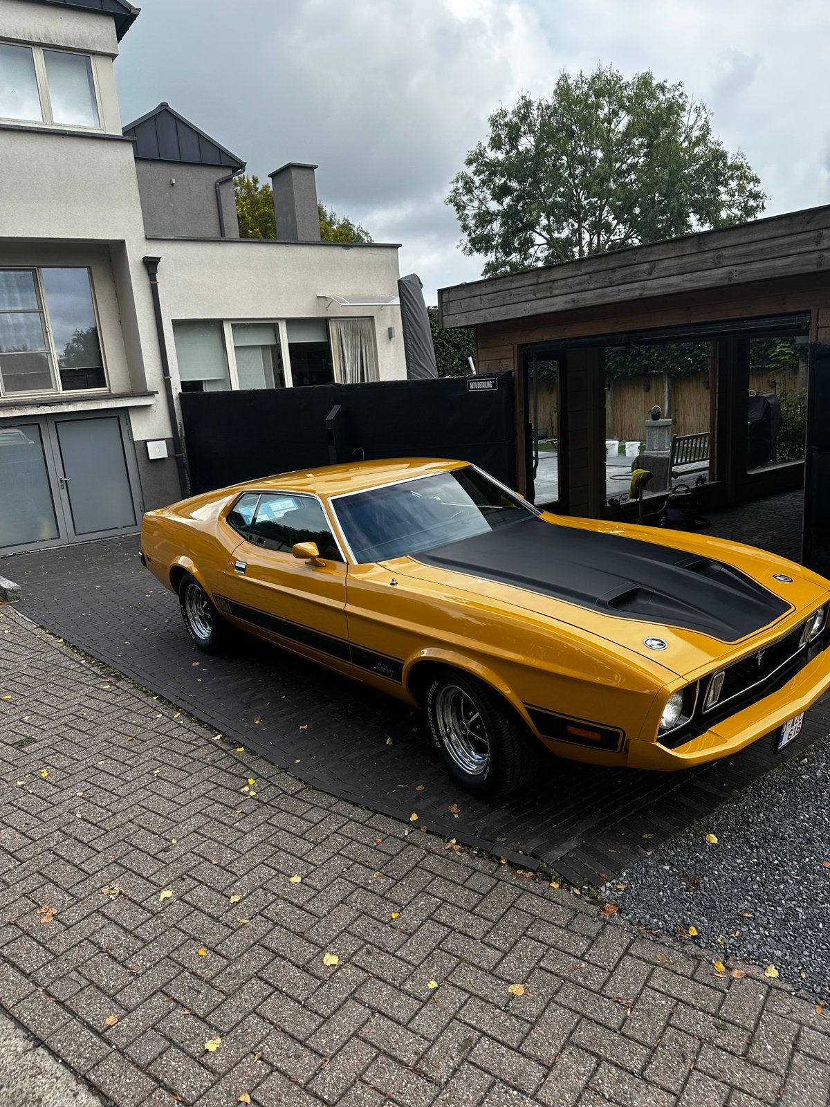 Ford mustang V8 Mach 1 Sportsroof, Auto's, Automaat, 4 zetels, Achterwielaandrijving, Lederen bekleding