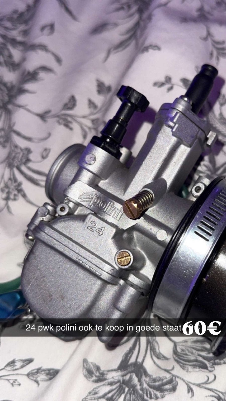 Carburateur 24pwk polini, Ophalen