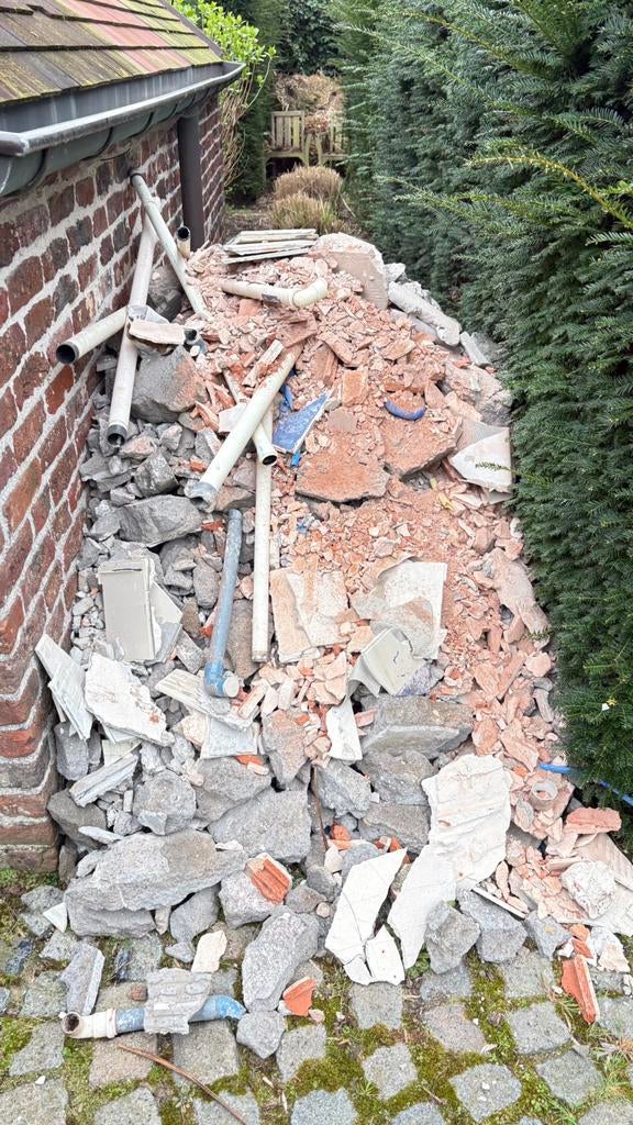 Gratis steenpuin, Ophalen, Gebruikt