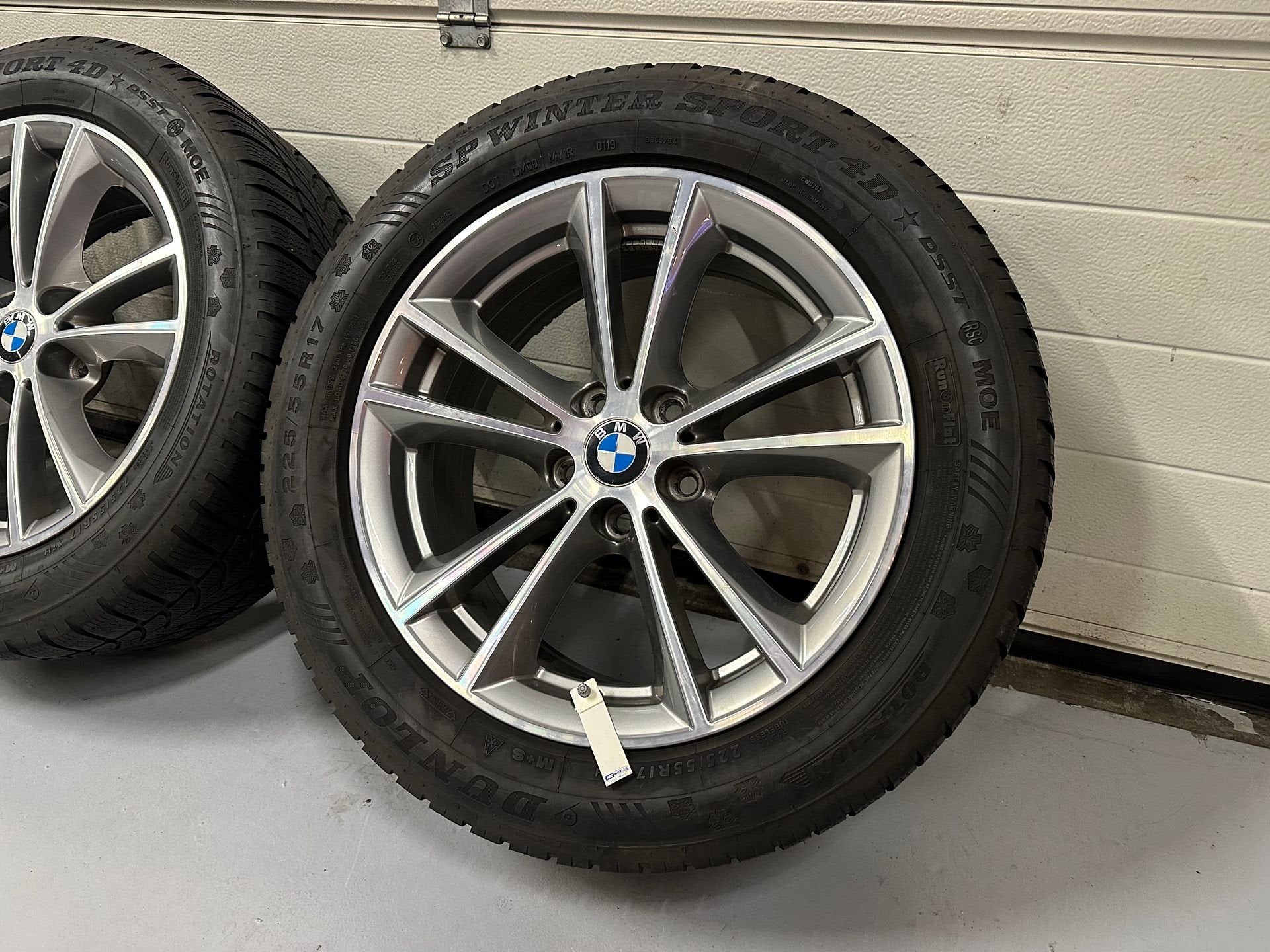 17inch Originele BMW Style 631 Velgen! A merk winterband! 5x, Gebruikt, -, -, Banden en Velgen