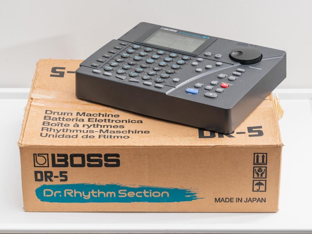 Boss DR-5 Dr. Rythm Section vintage Drumcomputer, Muziek en Instrumenten, Ophalen of Verzenden, Zo goed als nieuw