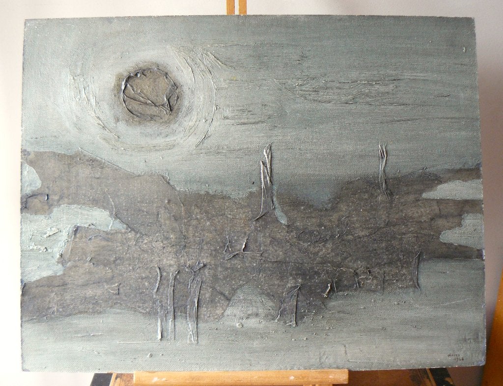 DRIES VAN DEN BROECK 1923-1995, Antiquités & Art, Art | Peinture | Classique, Enlèvement ou Envoi, Peinture à l'huile, Panneau