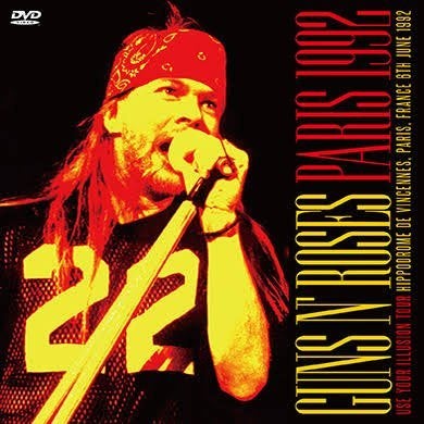 2 dvd's - GUNS N' ROSES - Live Parijs 1992, Cd's en Dvd's, Cd's | Hardrock en Metal, Import, Verzenden, Heavy metal, Live-album