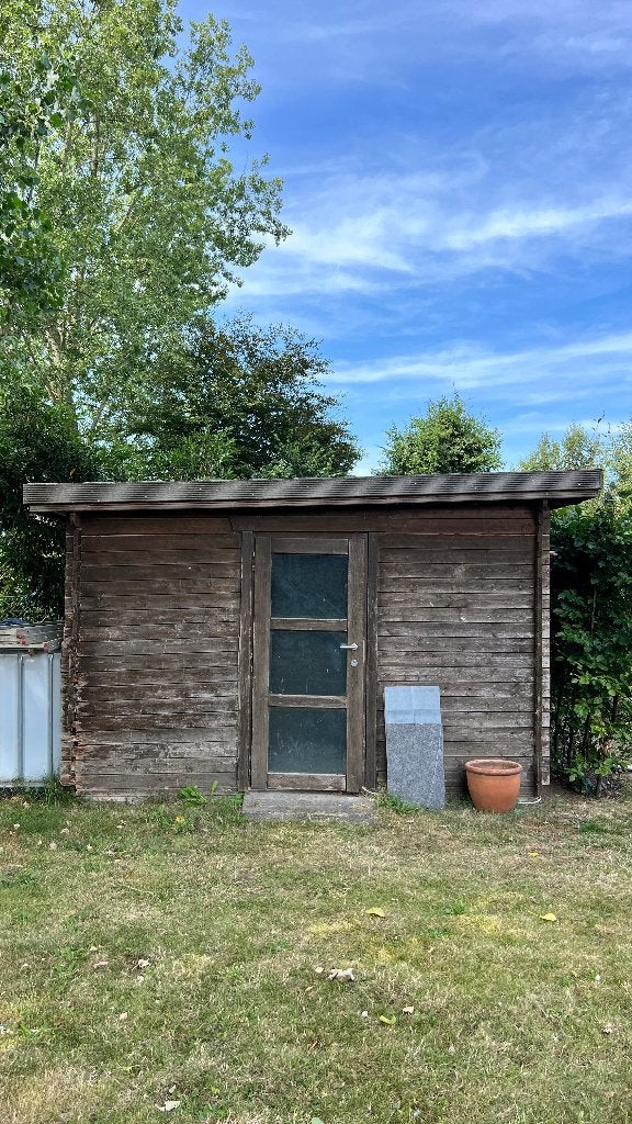 Houten tuinhuis - GRATIS - zelf afbreken en meenemen, Jardin & Terrasse, Abris de jardin, Utilisé, Abri de jardin, Bois, 250 à 300 cm