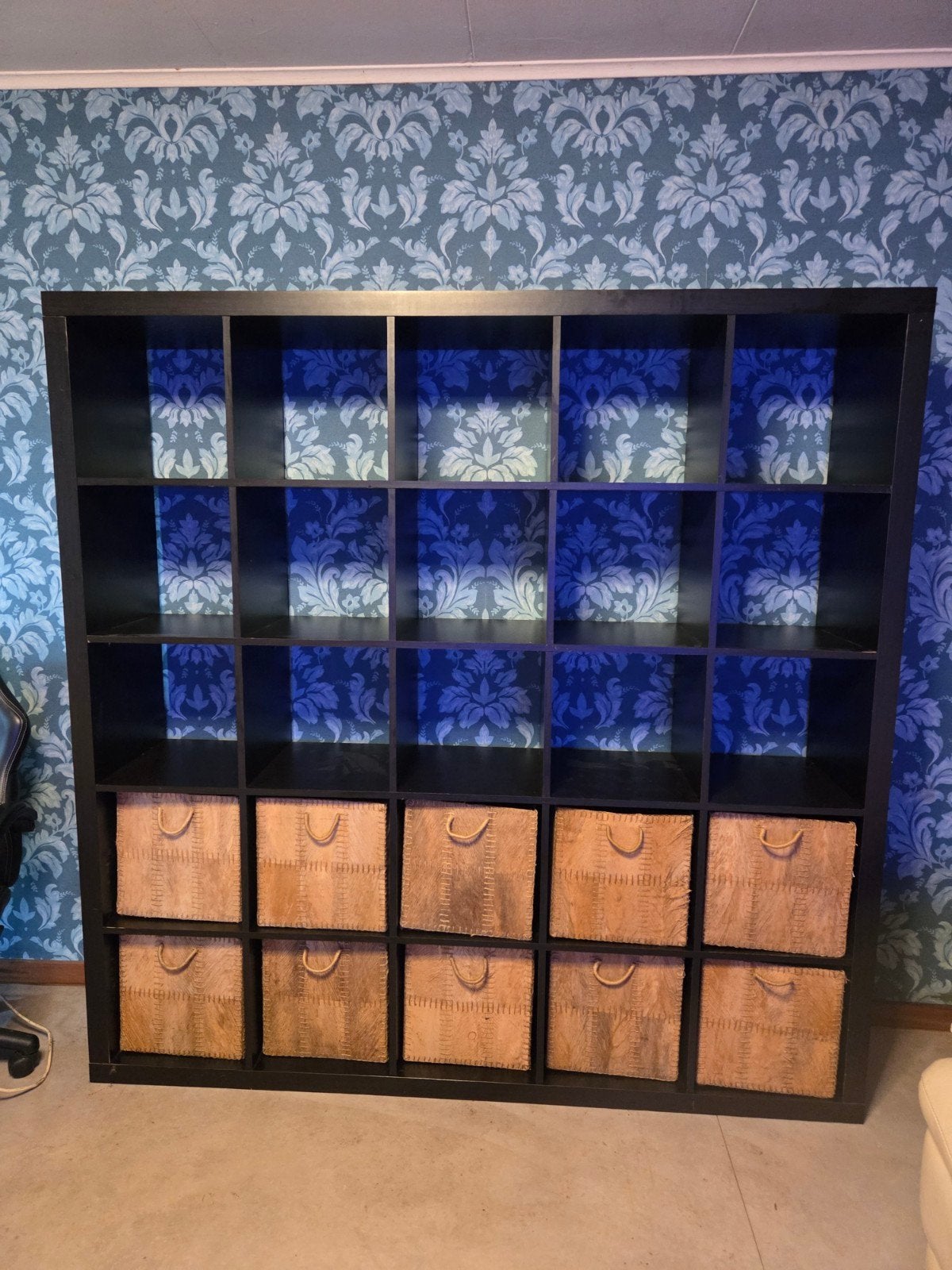 kallax open kast 5x5 vakken zwartbruin, Ophalen