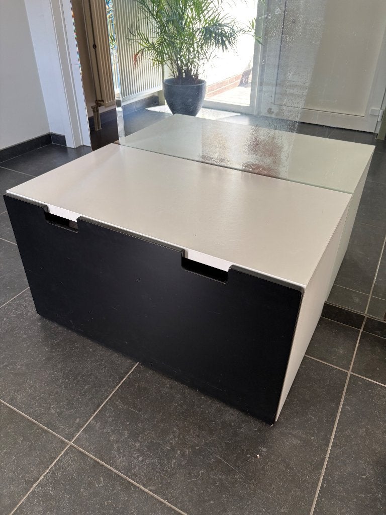 Boîte de rangement sur roulettes, 25 à 50 cm, Moins de 100 cm, Comme neuf, Enlèvement