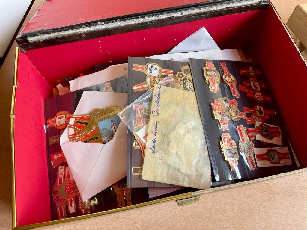 bracelets à cigares + boîtes, Enlèvement, Utilisé, Bagues de cigare