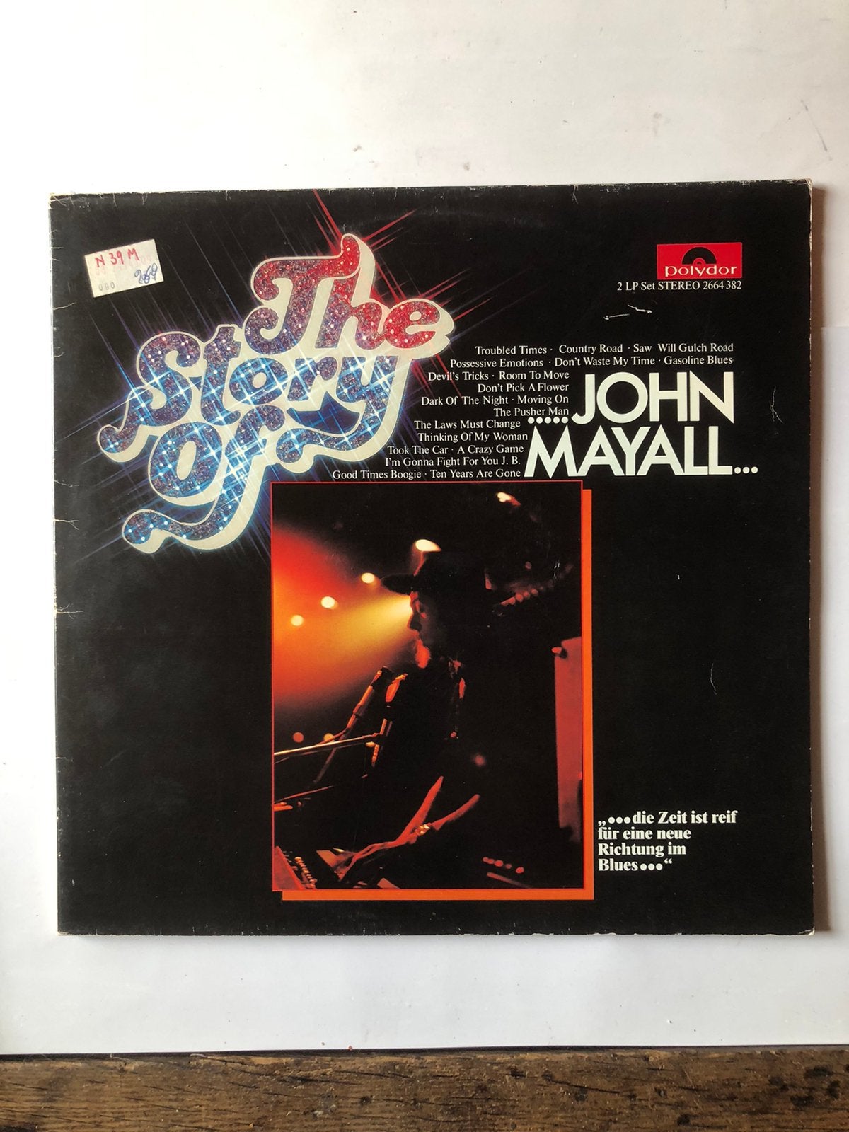 John mayall: the story of ( blues; 2 lp set), Cd's en Dvd's, Verzenden, Zo goed als nieuw, Blues, LP