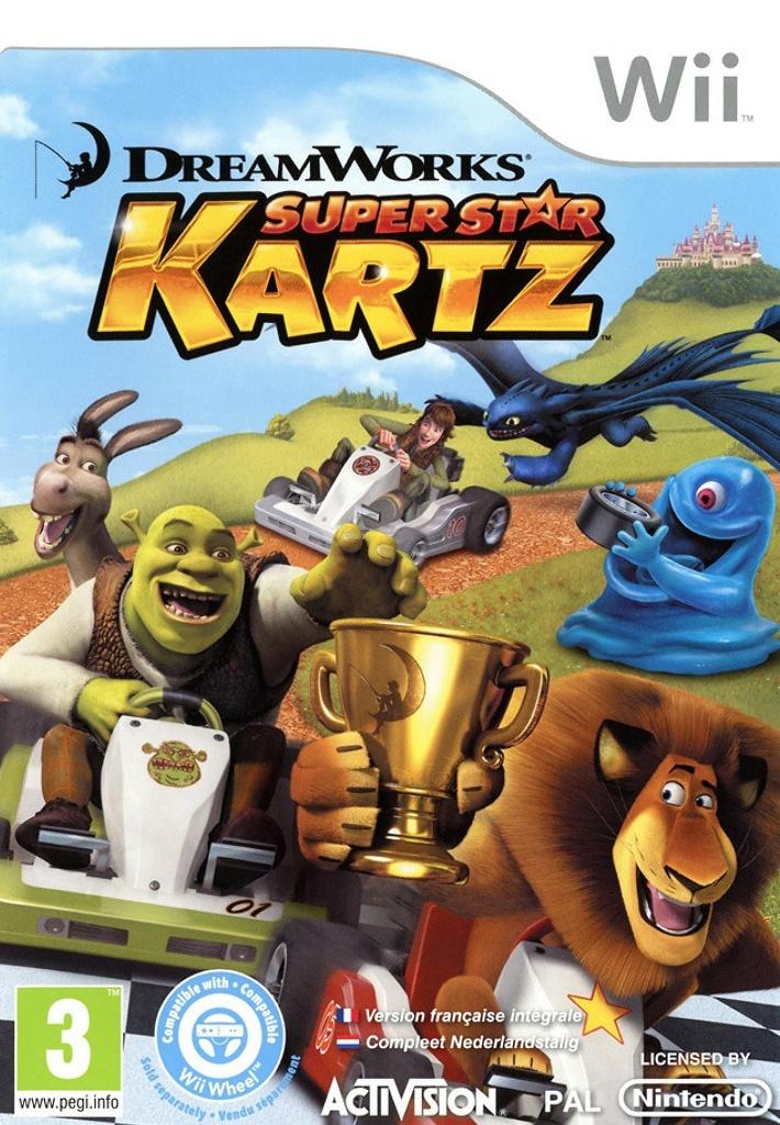 Dreamworks Super Star Kartz, Consoles de jeu & Jeux vidéo, Jeux | Nintendo Wii, Enlèvement ou Envoi, 1 joueur, Course et Pilotage