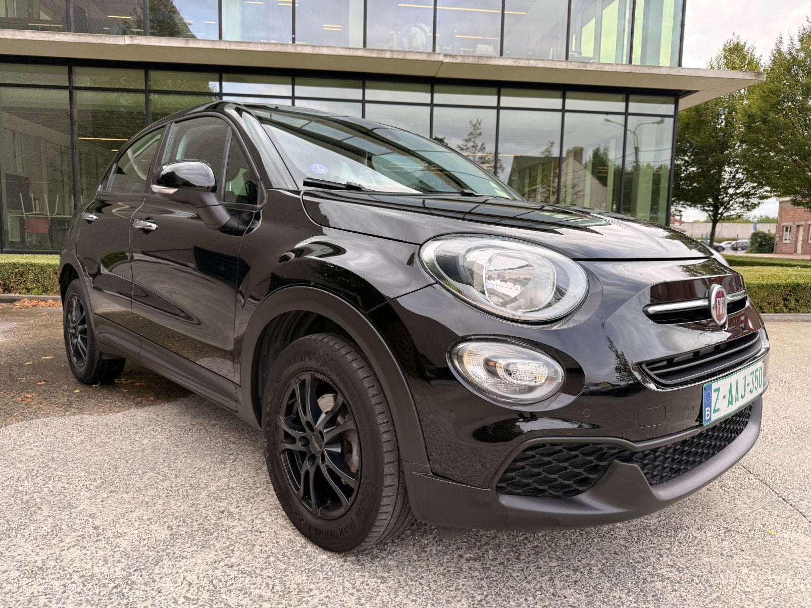 FIAT 500X / 2020 / 72000km, Auto's, Bluetooth, 4 cilinders, 500X, Zwart