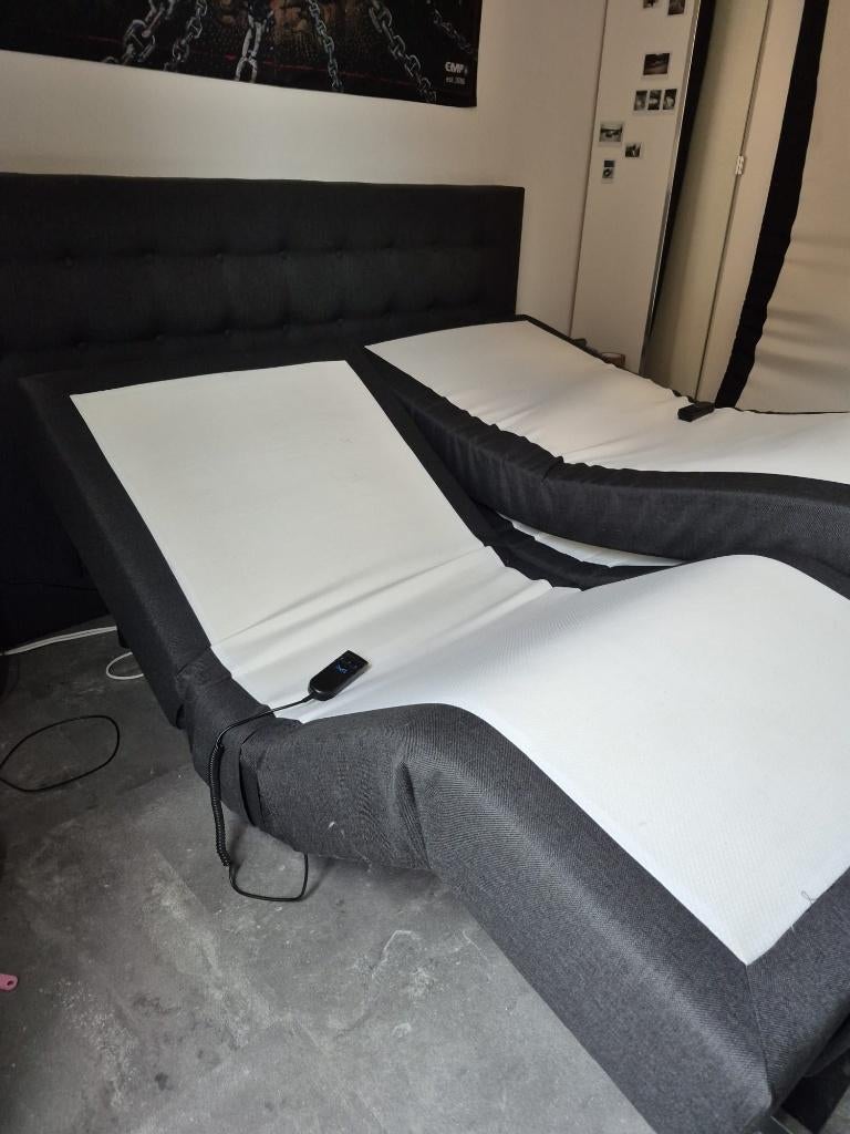 Bezorging is mogelijk 180x200 elektrisch boxspring bed, Huis en Inrichting, Ophalen of Verzenden, Gebruikt, 200 cm, 180 cm