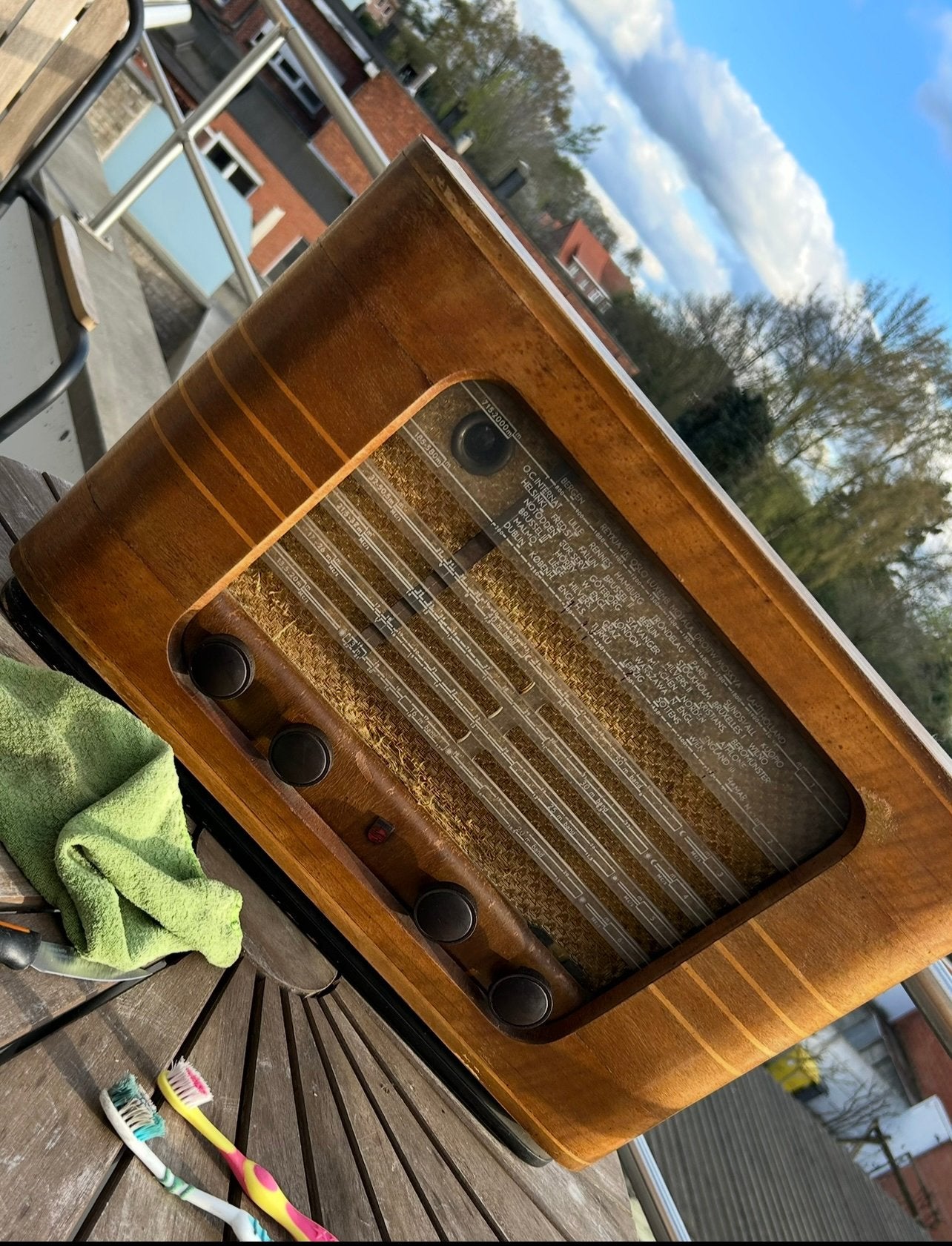 Unieke antieke radio, Ophalen, Radio