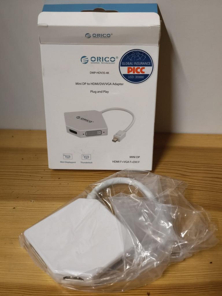 Adaptateur ORICO Mini DP vers HDMI/DVI/VGA 4K, Informatique & Logiciels, Enlèvement ou Envoi, Neuf