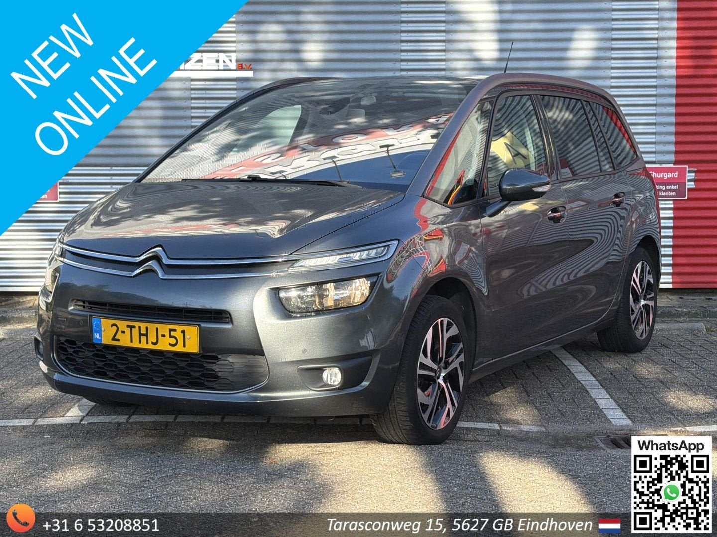 Citroen Grand C4 Picasso 1.6 THP Intensive | 7 Persoons | Me, Autos, Argent ou Gris, Achat, 139 g/km, Entreprise