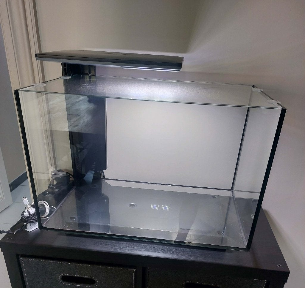 Aquarium Superfish Quadro 70 Pro Noir avec accessoires, Ophalen, Zo goed als nieuw, Leeg aquarium, Superfish
