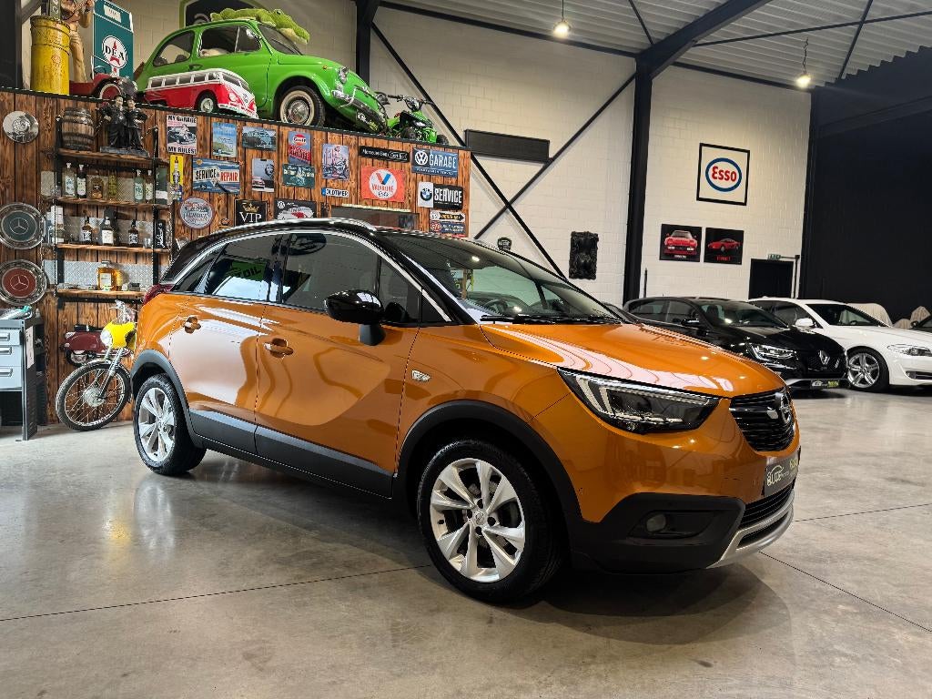 OPEL CROSSLAND X -1.2 BENZINE -TURBO-TOPSTAAT-GARANTIE -, Auto's, Voorwielaandrijving, Euro 6, 1199 cc, Leder en Stof