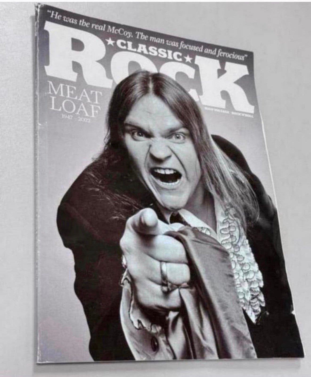 Classic Rock Magazine UK Issue 299 APRIL 2022 - MEAT LOAF, Ophalen of Verzenden, Zo goed als nieuw