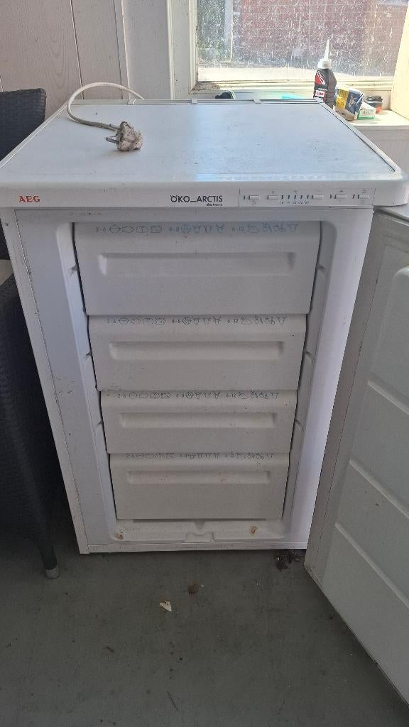 diepvries, Elektronische apparatuur, Vriezers en Diepvrieskisten, Ophalen, Gebruikt, Vrijstaand