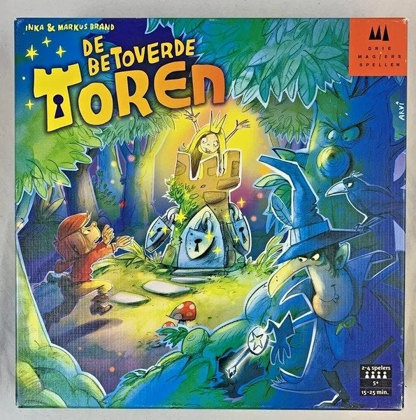 De betoverde toren Gezelschapsspel bordspel Drie Magiers, Verzenden, Zo goed als nieuw, Drie Magiërs Spellen