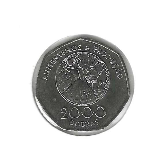 Saint Thomas & Prince, 2000 Dobras 1997, F.A.O., Timbres & Monnaies, Monnaies | Afrique, Enlèvement ou Envoi, Autres pays, Monnaie en vrac