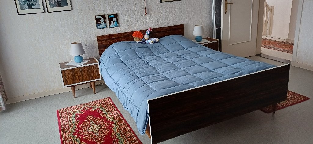 Retro slaapkamer, Huis en Inrichting, Slaapkamer | Complete slaapkamers, Ophalen, Gebruikt, Tweepersoons, Retro