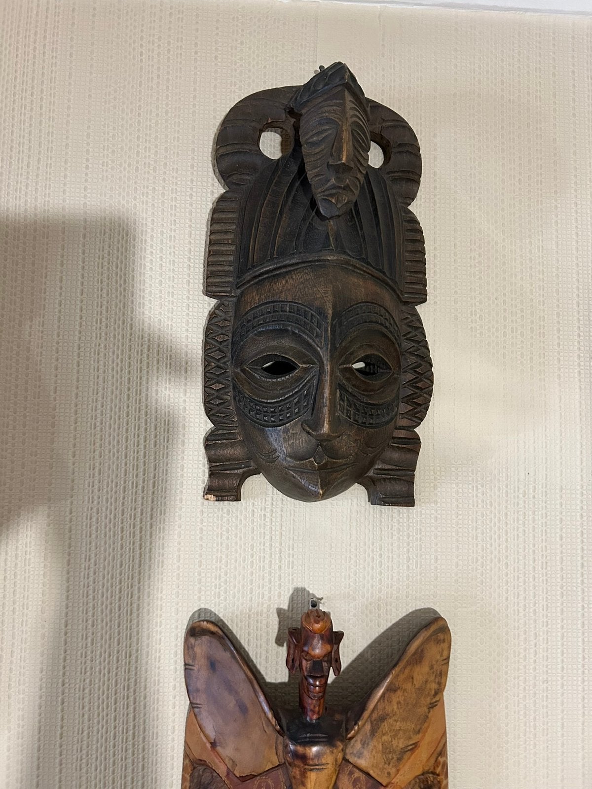 Afrikaans masker, Ophalen, Masker